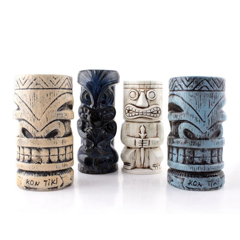 Wholesale ✔️ Bars Tiki Mugs Drinkware Package 6 - Set Of 4 ✨ 3 Wholesale ✔️ Bars Tiki Mugs Drinkware Package 6 - Set Of 4 ✨