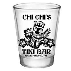 Best Sale 🔥 Bars CUSTOMIZABLE Clear Shot Glass - Tiki Bar - 1.75oz ⭐