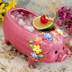 Cheap 😍 Bars BarConic® Tiki Drinkware - Pink Piggy 💯 8 Cheap 😍 Bars BarConic® Tiki Drinkware - Pink Piggy 💯 -BARS Sales Store tiki drinkware pink piggy barconic 800 bpc 4 800x