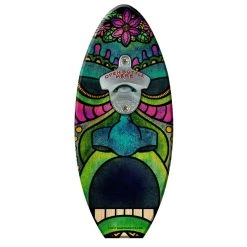 Wholesale 🔥 Bars Mean Tiki Man Surfboard Wall Mount Bottle Opener 🎉