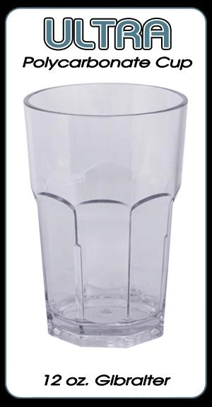 New 👏 Bars Ultra Polycarbonate Glass - Gibralter Style - 12 Ounce 🤩 3 New 👏 Bars Ultra Polycarbonate Glass - Gibralter Style - 12 Ounce 🤩