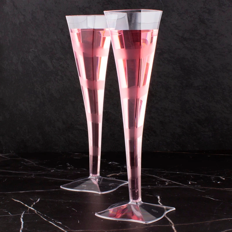 Cheapest ✔️ Bars Wavy Plastic Flutes - 5 Ounce - 6 Count ❤️ 4 Cheapest ✔️ Bars Wavy Plastic Flutes - 5 Ounce - 6 Count ❤️ - Image 2