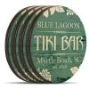 Budget ✨ Bars Customizable Wooden Coasters - Tiki Theme - Round - Set Of 4 👏 1 Budget ✨ Bars Customizable Wooden Coasters - Tiki Theme - Round - Set Of 4 👏 -BARS Sales Store wood coasters custom main shot tiki bar customize 800x