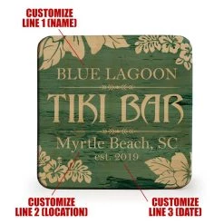 Flash Sale ๐ Bars Customizable Wooden Square Coasters - Tiki Theme - Set Of 4 ๐ 7 Flash Sale ๐ Bars Customizable Wooden Square Coasters - Tiki Theme - Set Of 4 ๐ -BARS Sales Store wood coasters tiki web 1 800x